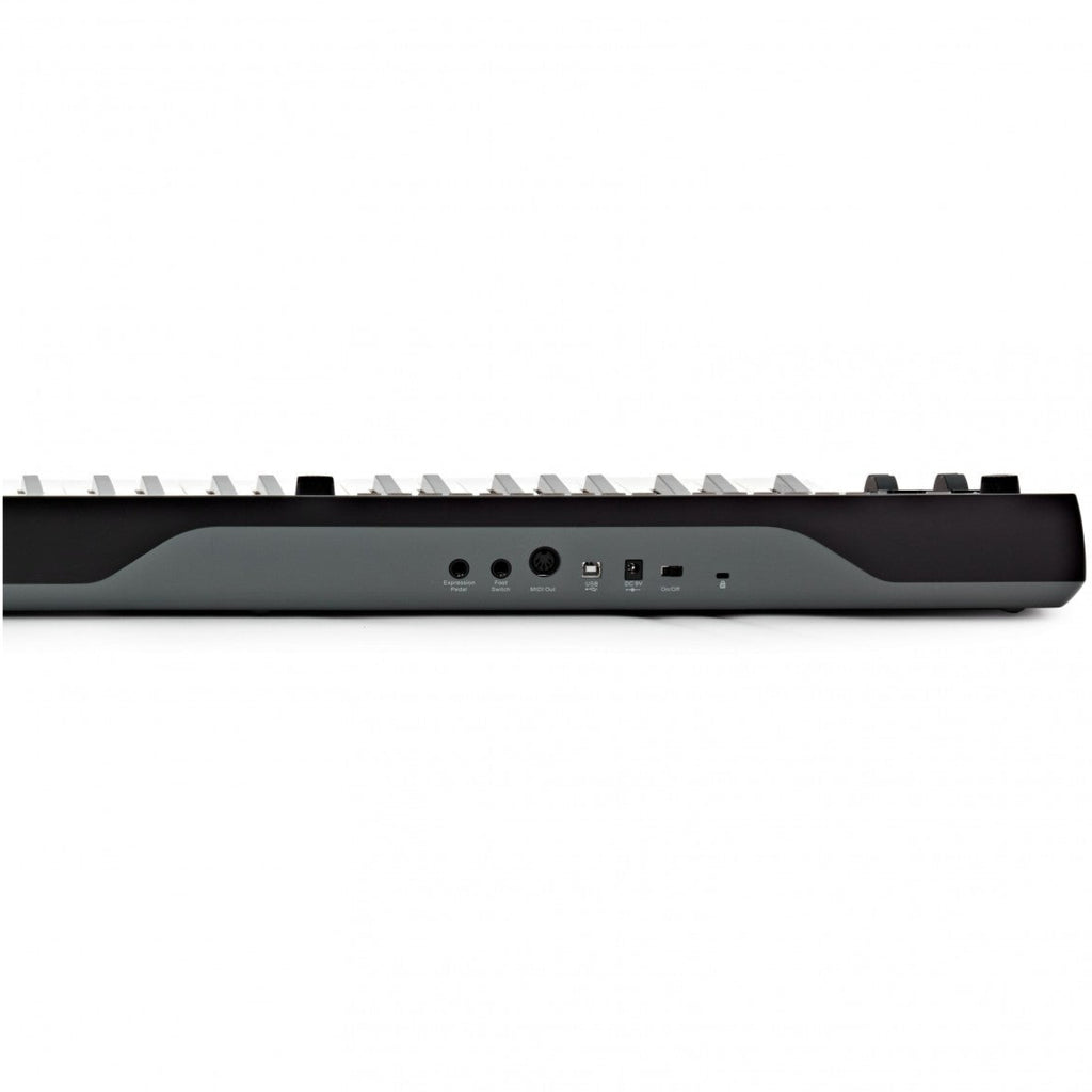 Nektar Impact GXP88 MIDI keyboard with 88 keys and control knobs, shown on a white background.