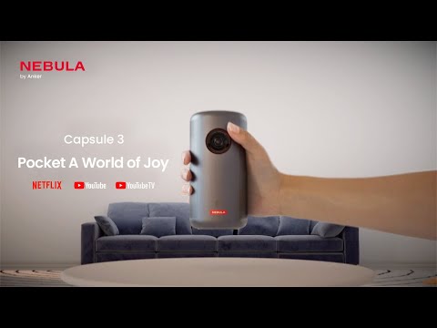Nebula Capsule 3 | Ultra-Portable 1080p Smart Projector | Soundium