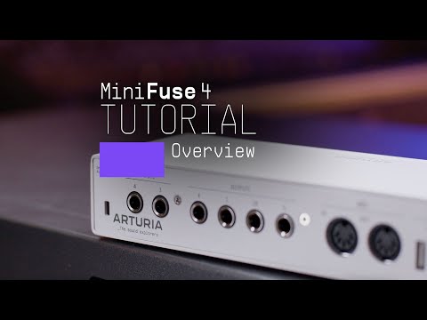 DTM・DAW arturia minifuse 4 Arturia MiniFuse 4 Compact USB Audio Interface - Black