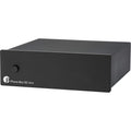 Pro-Ject Phono Box S2 Ultra phono preamp with silver finish, featuring input and output connections for vinyl record playback.