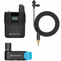 Sennheiser AVX-ME2 professional wireless microphone system with lavalier microphone and receiver for high-quality audio recording