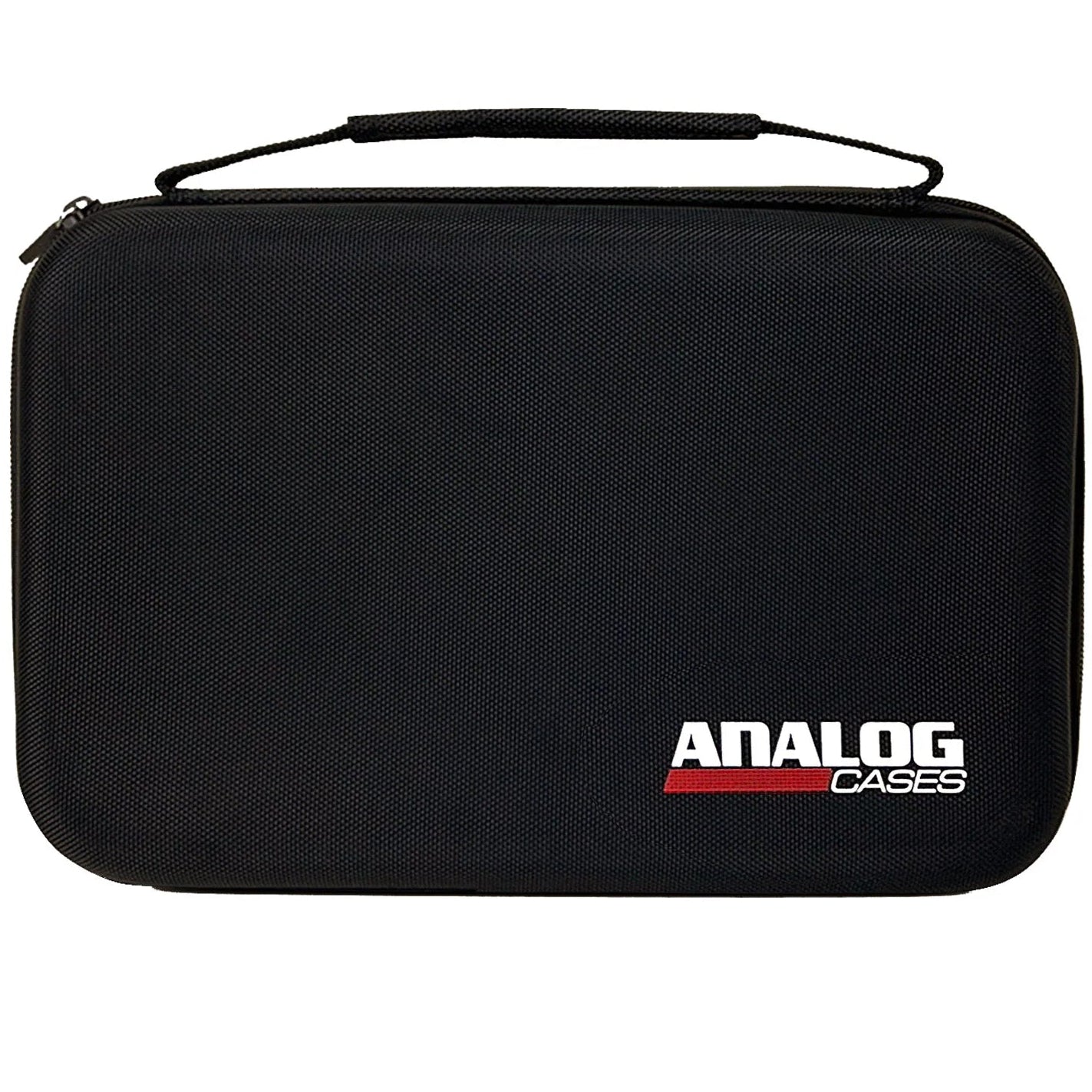 Analog Cases Pulse Studio Bag for Elektron Digitakt, Digitone, or Syntakt, showing padded interior and durable exterior for electronic instruments.
