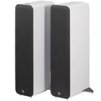 Q Acoustics M40 powered speakers, white, front view