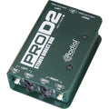 Radial Engineering ProD2 DI box with dual channels and rugged metal casing for professional audio signal management.