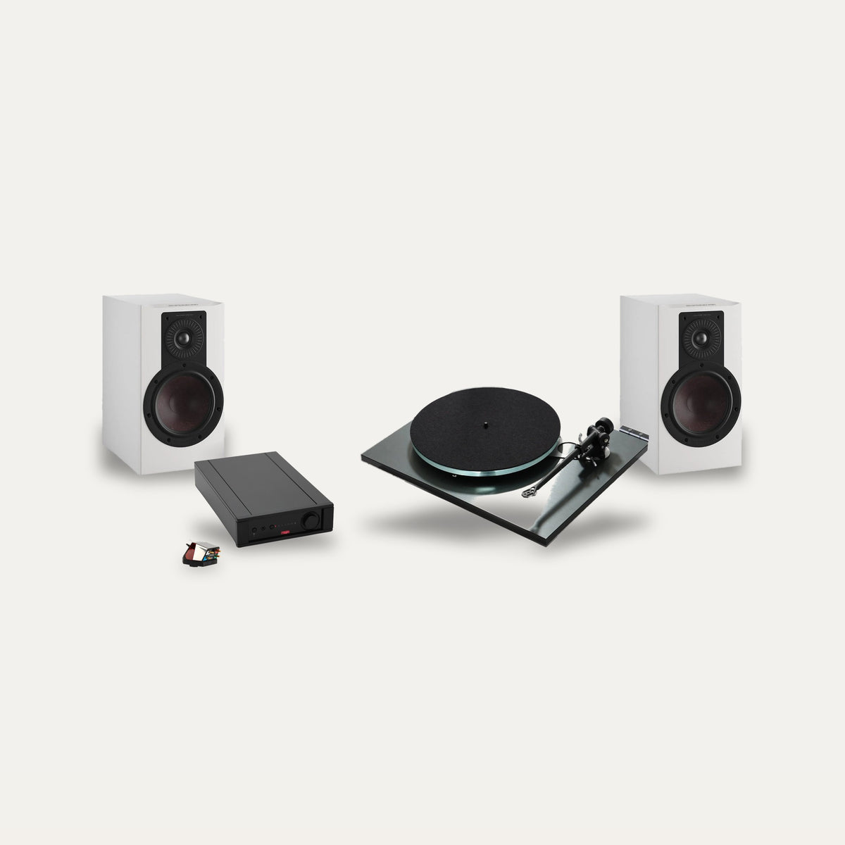 Rega Planar 3 + Nd3 + Brio MK7 + DALI Opticon 2 MK2 Vinyl System – Speaker Finish White Satin