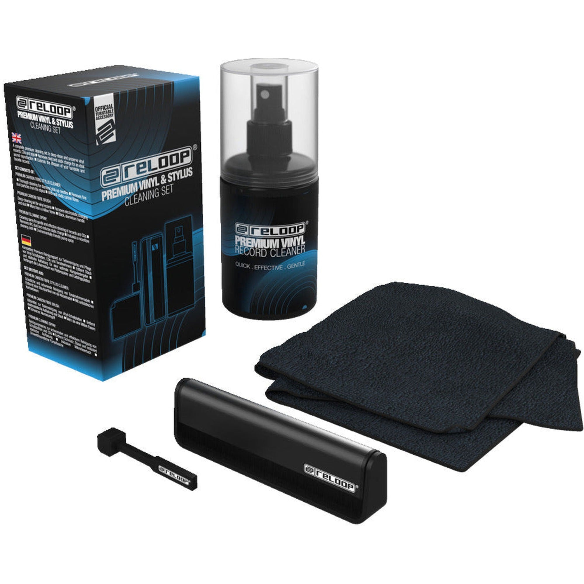 Reloop Premium Vinyl & Stylus Cleaning Set - Soundium