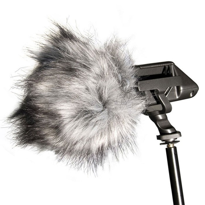 Rode DeadKitten microphone windscreen and deadcat cover for outdoor audio recording, protecting Rode microphones from wind noise.