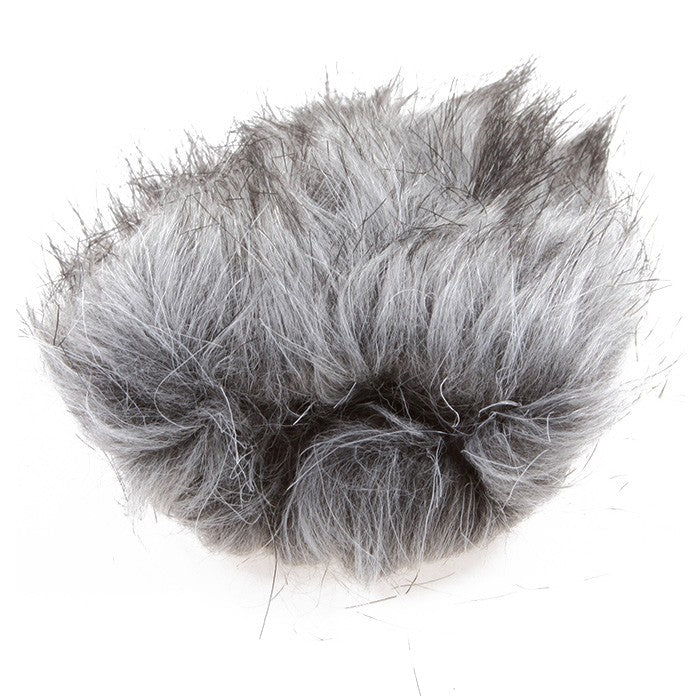 Rode DeadKitten microphone windscreen and deadcat for Rode microphones, showing the furry wind protection covering the mic.