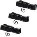 Set of three Rode LAV-CLIP wireless microphone clips attached to small lavalier microphones for discreet audio capture.