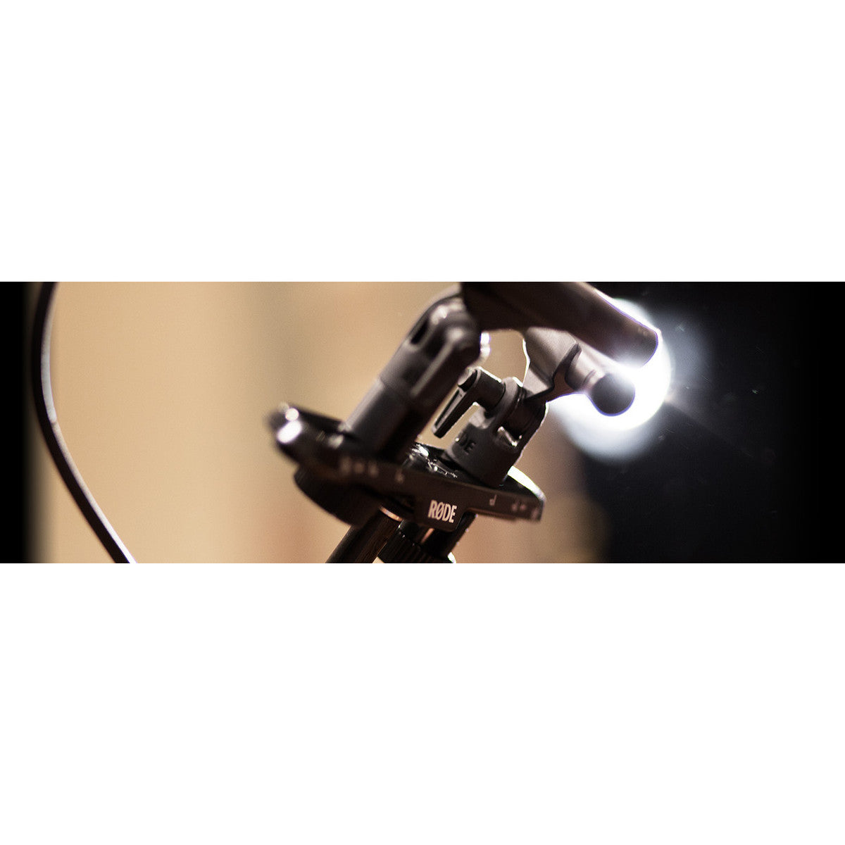 Rode Stereo Bar SB20 microphone accessory with adjustable arms and mounting options for professional stereo recording setups.