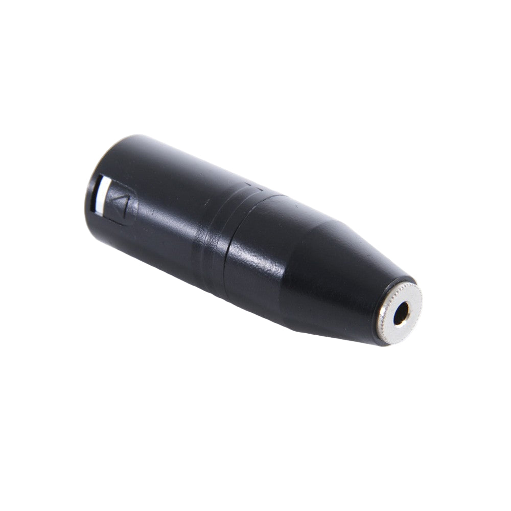 Rode VXLR mono mini-jack to XLR audio adapter, compact converter for connecting microphones to professional audio equipment.