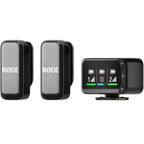 Rode Wireless Micro (Camera Kit), front view.