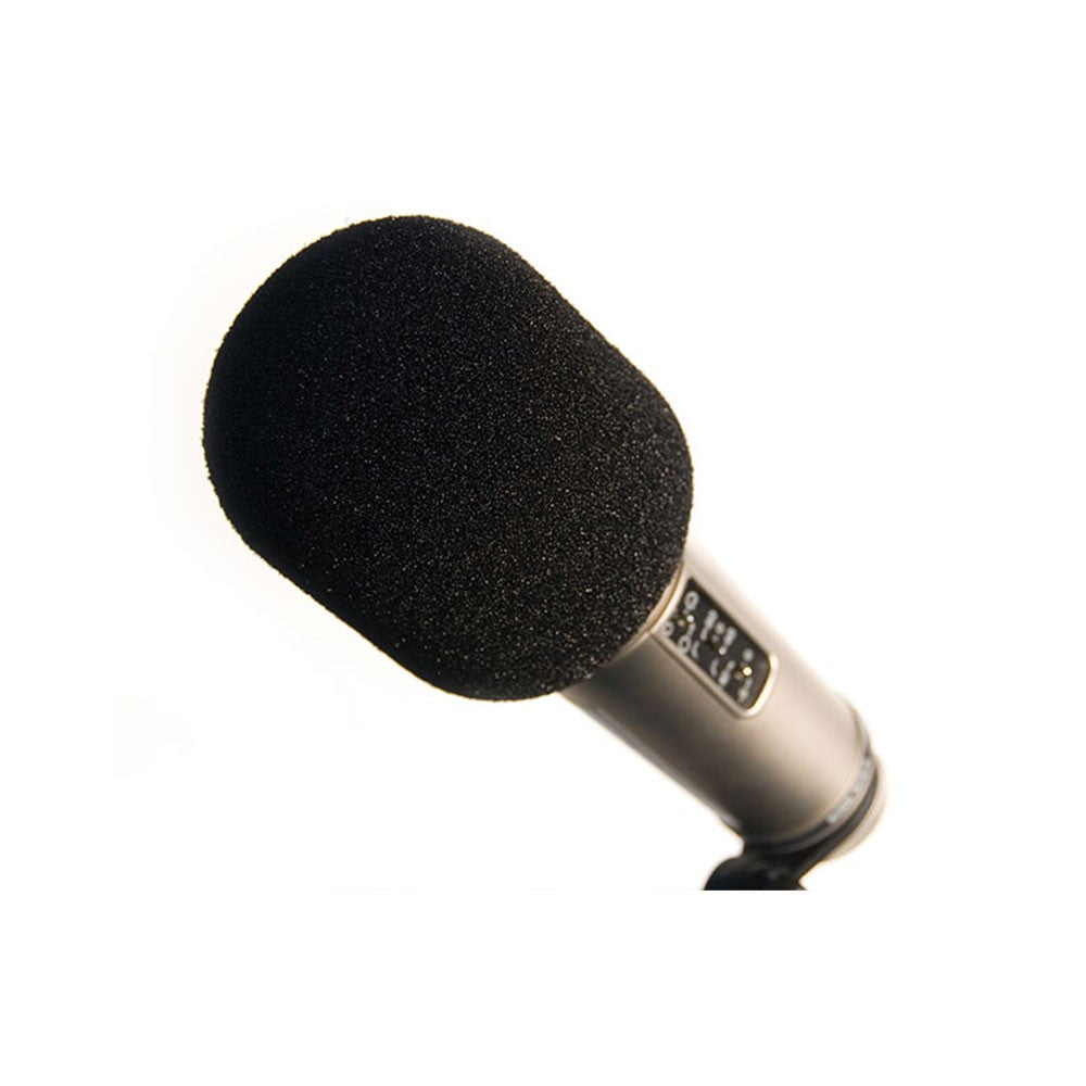 Rode WS2 microphone windscreen and deadcat for Rode microphones, showing the foam windscreen and furry wind cover.