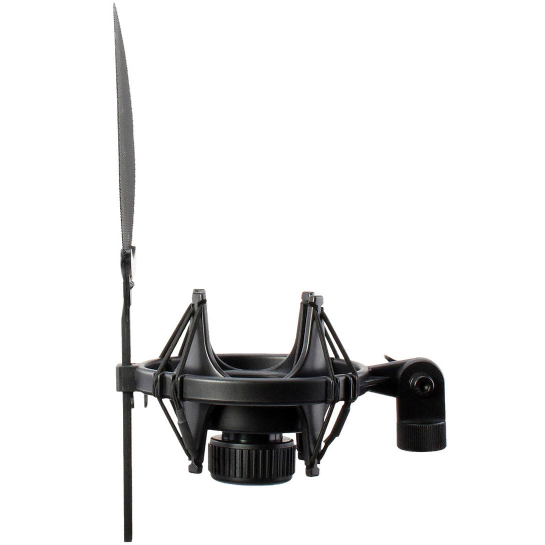 SE Electronics Isolation Pack with microphone shock mounts and adapters for studio recording and sound isolation.