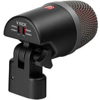 se Electronics V KICK dynamic microphone on a stand, professional audio equipment for kick drum and percussion recording