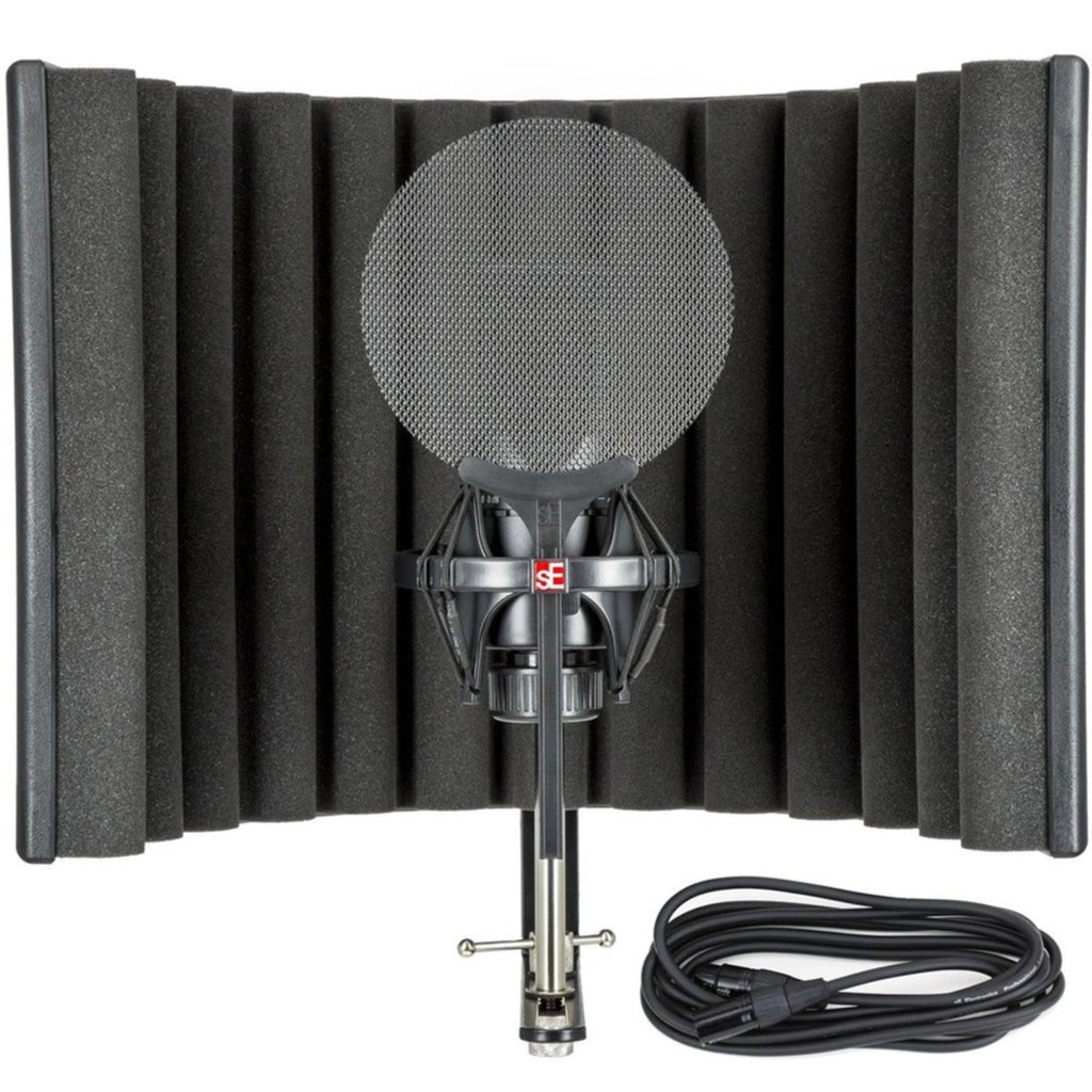 SE Electronics X1 S studio bundle with condenser microphone and accessories for professional recording and vocals.