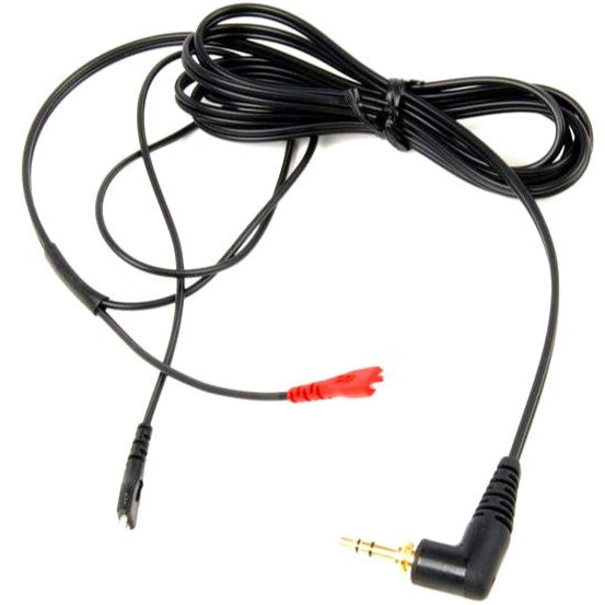 Sennheiser HD 25 straight headphone cable, 1.5 meters, compatible with Sennheiser headphones, black and flexible design