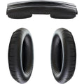 Black Sennheiser HD 280 Pro headphone earpads replacement set, close-up view showing soft cushioning and durable material.