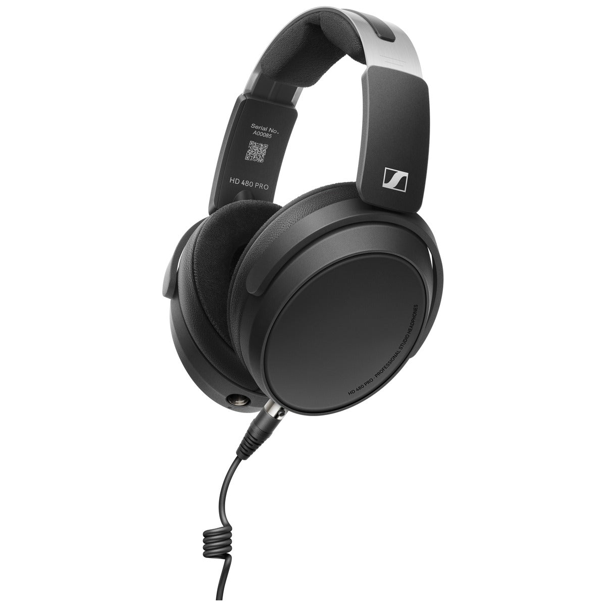 Sennheiser HD 480 Pro studio headphones with large over-ear design and adjustable headband for professional audio monitoring