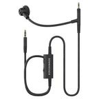 Sennheiser HD 500 BAM microphone with cable, Y-adapter and foam pop filters
