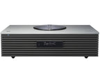Technics SC-C70MK2 silver CD player with sleek design and digital display, featuring a silver finish and modern controls.