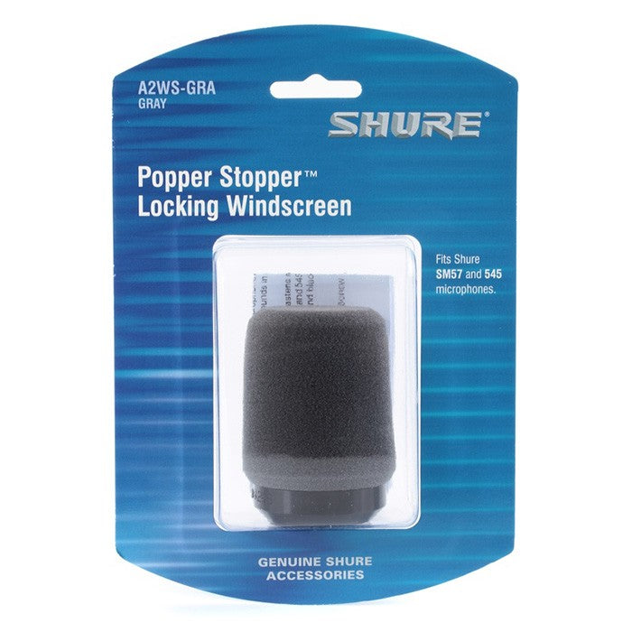 SHURE ウインドスクリーン SM57 545SD用 グレー A2WS-GRA  6g7v4d0 Shure A2WS-GRA Windscreen for SM57, SM77 & 545 | Soundium