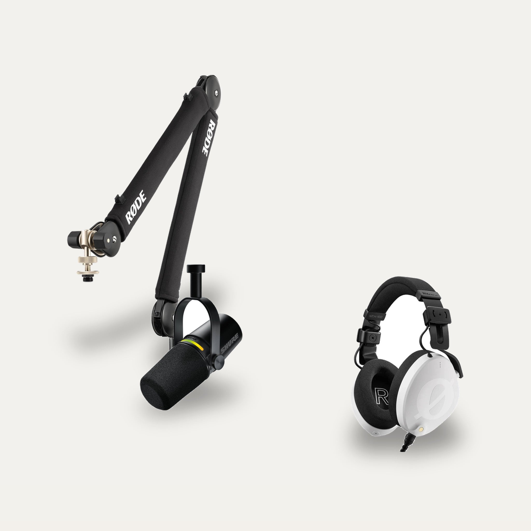 Shure MV7+ + RODE PSA1+ Creator Desk Set | Soundium