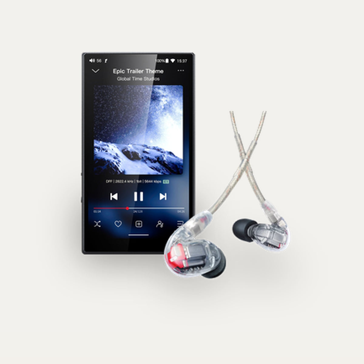Shure SE846 Gen 2 + FiiO M21 Portable Set – Player Colour Black