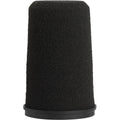Shure RK 345 microphone windscreen in black, designed for optimal sound protection and wind noise reduction.