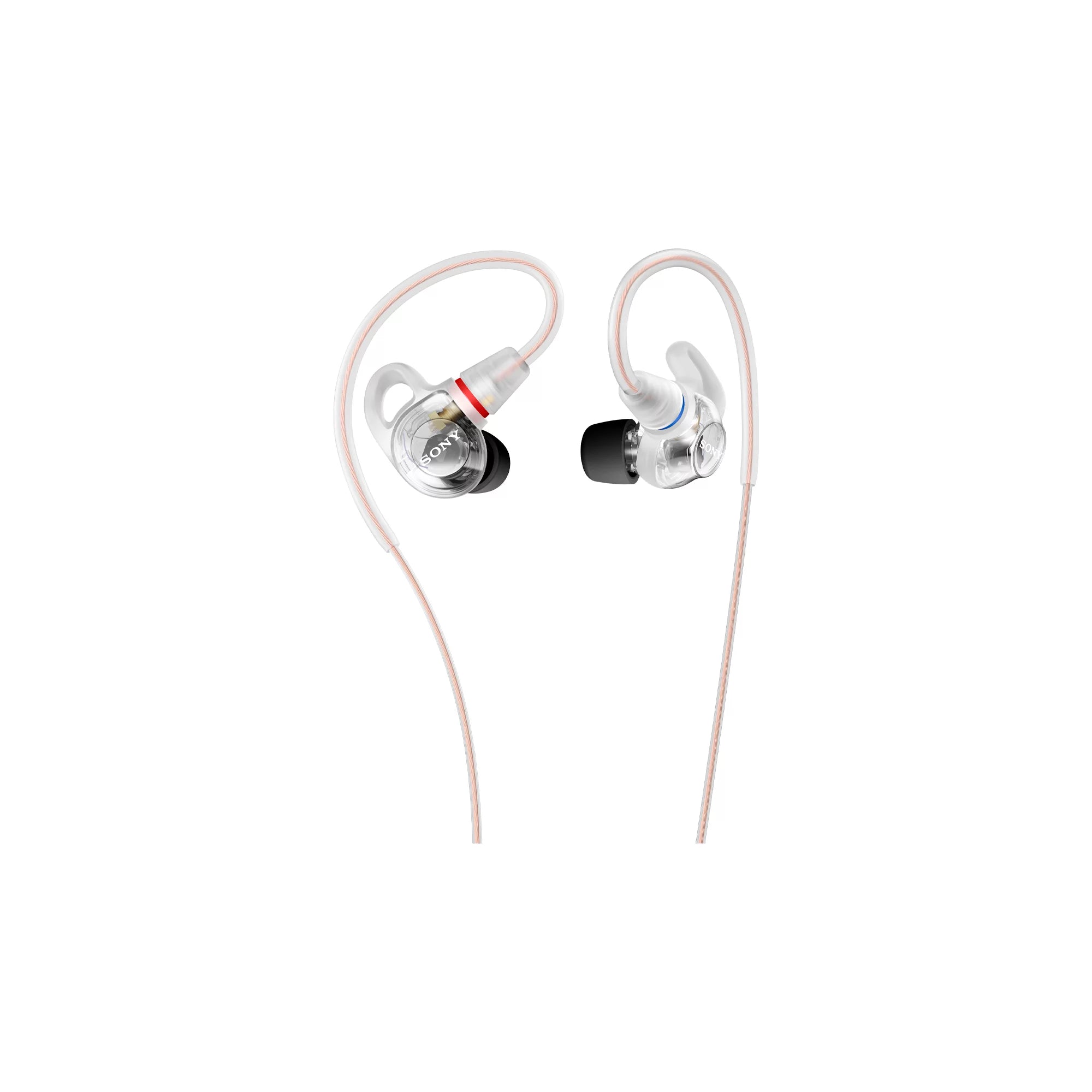 Sony IER-M500 in-ear monitors, Clear finish