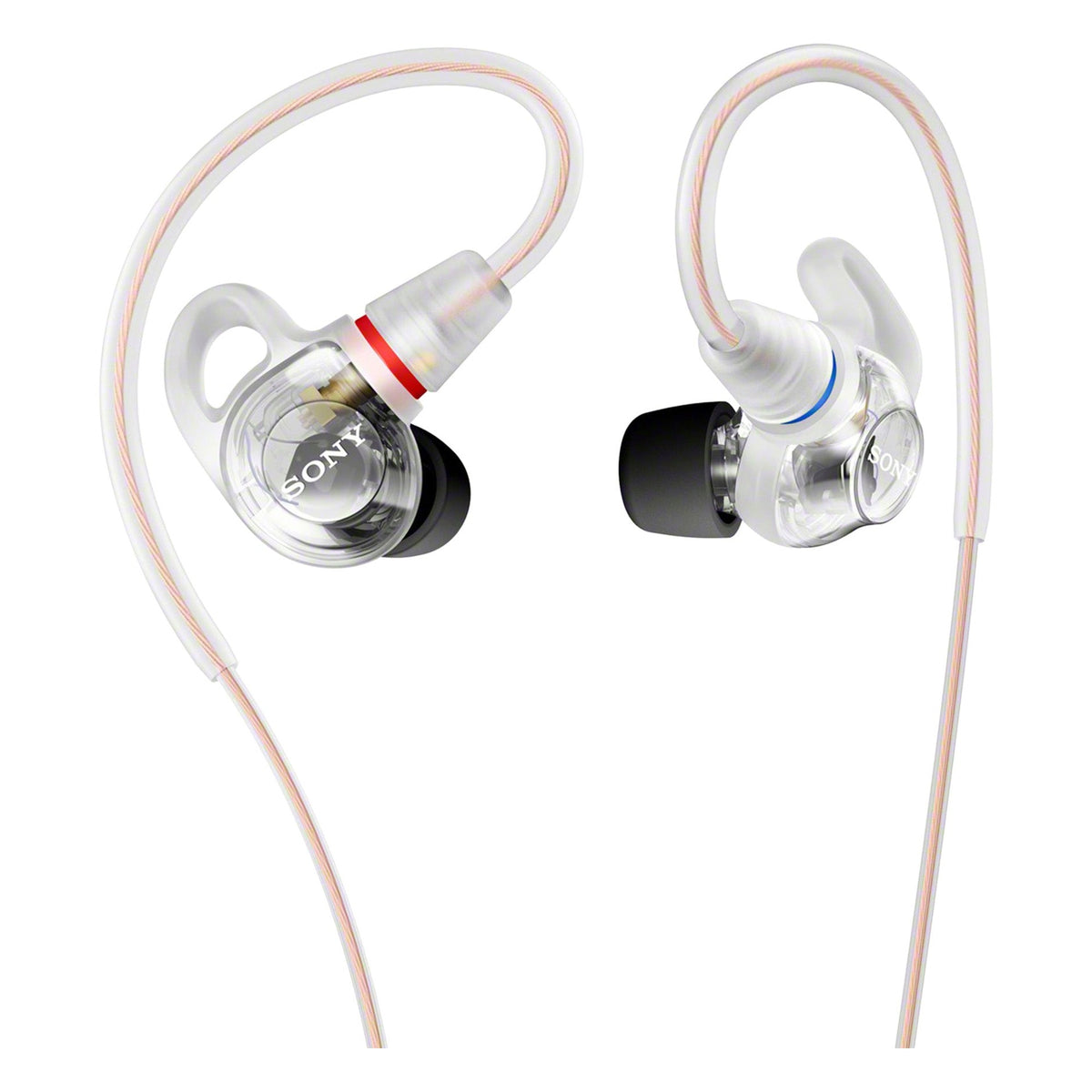 Sony IER-M500 in-ear monitors, Clear finish