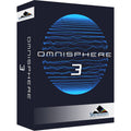 Spectrasonics Omnisphere 3 music production software box with digital interface and controls, designed for professional sound creation.