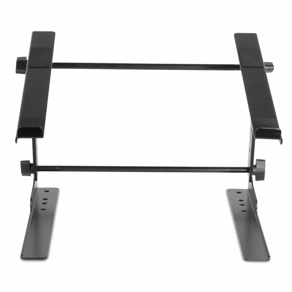 UDG Ultimate Laptop Stand U96110BL, black aluminum stand with adjustable height for ergonomic laptop positioning