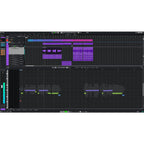 Screenshot of Steinberg Cubase Artist 15 digital audio workstation software interface showing music editing and mixing tools.