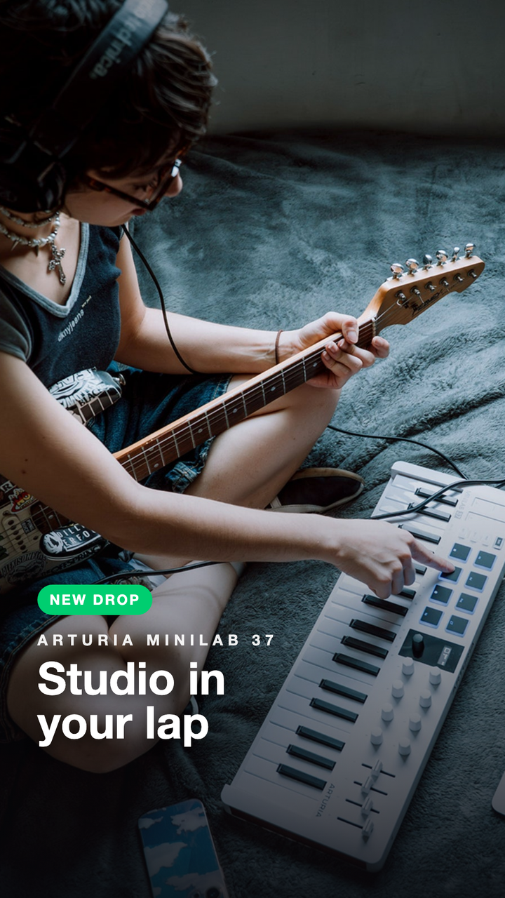 Arturia MiniLab 37 — studio in your lap