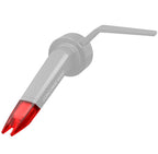 Ortofon Concorde Music Red turntable stylus with left tilt, designed for high-quality vinyl playback and precise sound.