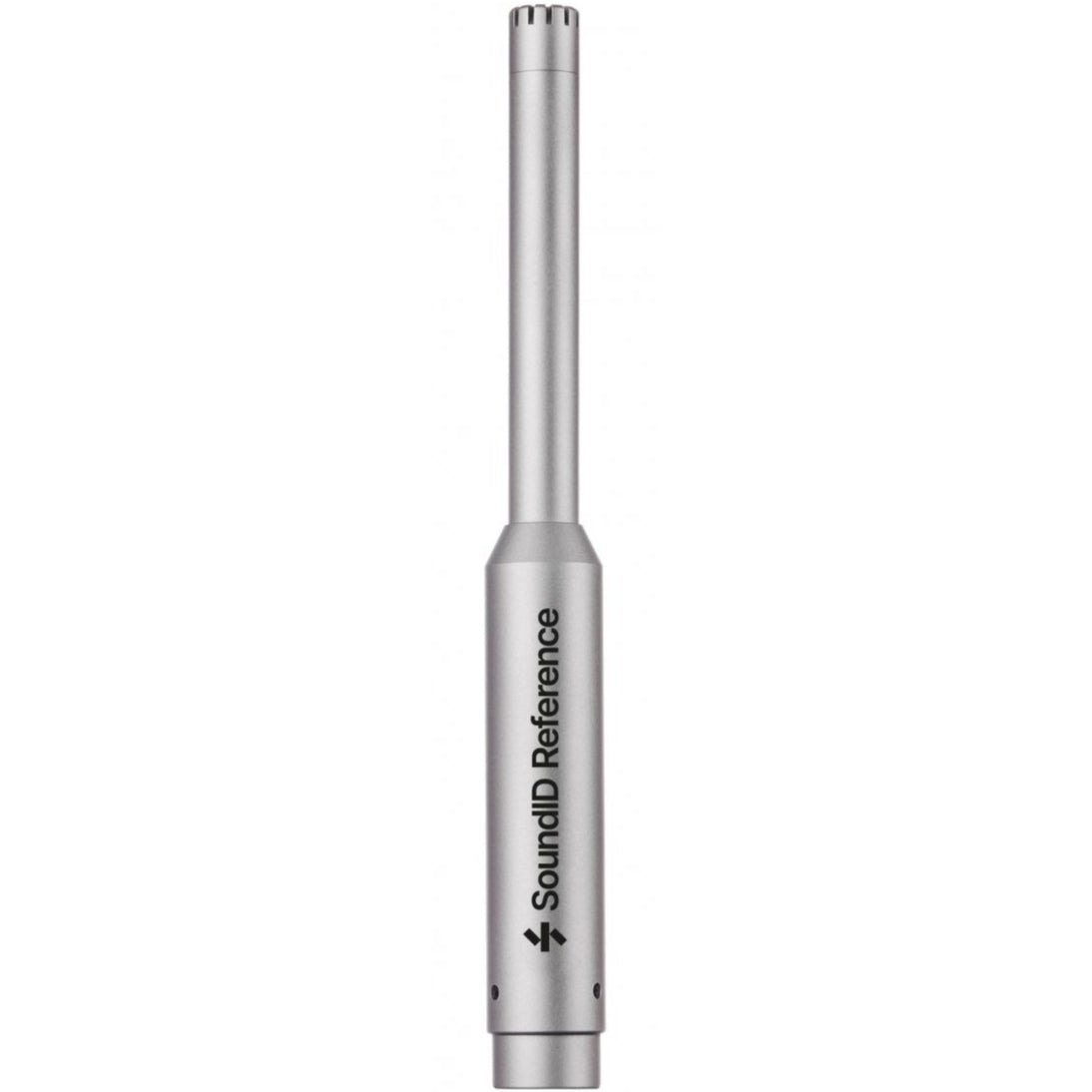 Sonarworks SoundID Reference measurement microphone for room calibration, shown with the sw5sx_5 model and cable attached.
