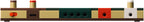 Teenage Engineering EP-1320 Medieval drum machine with colorful interface and knobs, designed for music production and sampling.