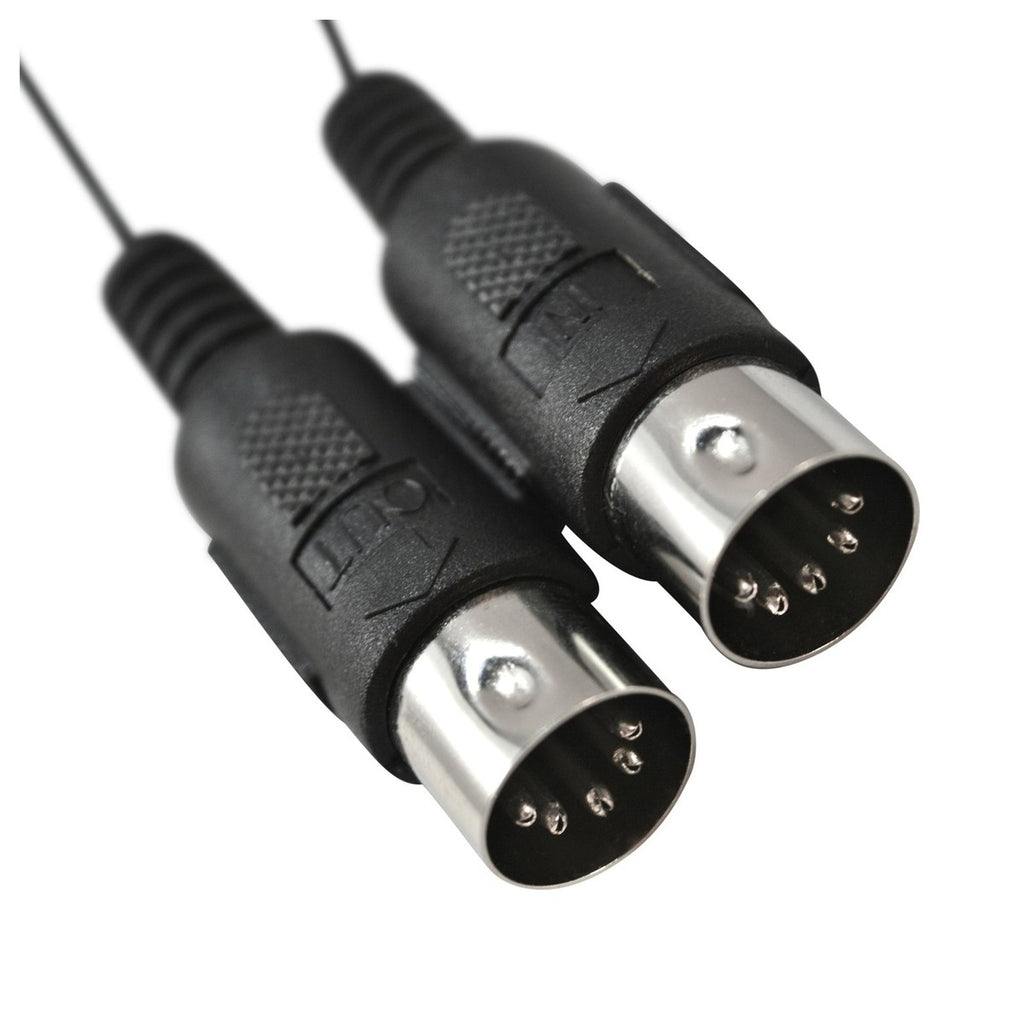 Tie Studio Midi 1i1o MIDI interface with ports and controls, compact design, black and silver finish, for music production.
