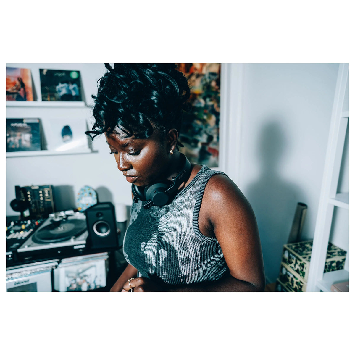 AIAIAI TMA-2 DJ Wireless headphones with over-ear design, black ear cups, and adjustable headband for professional DJ listening.