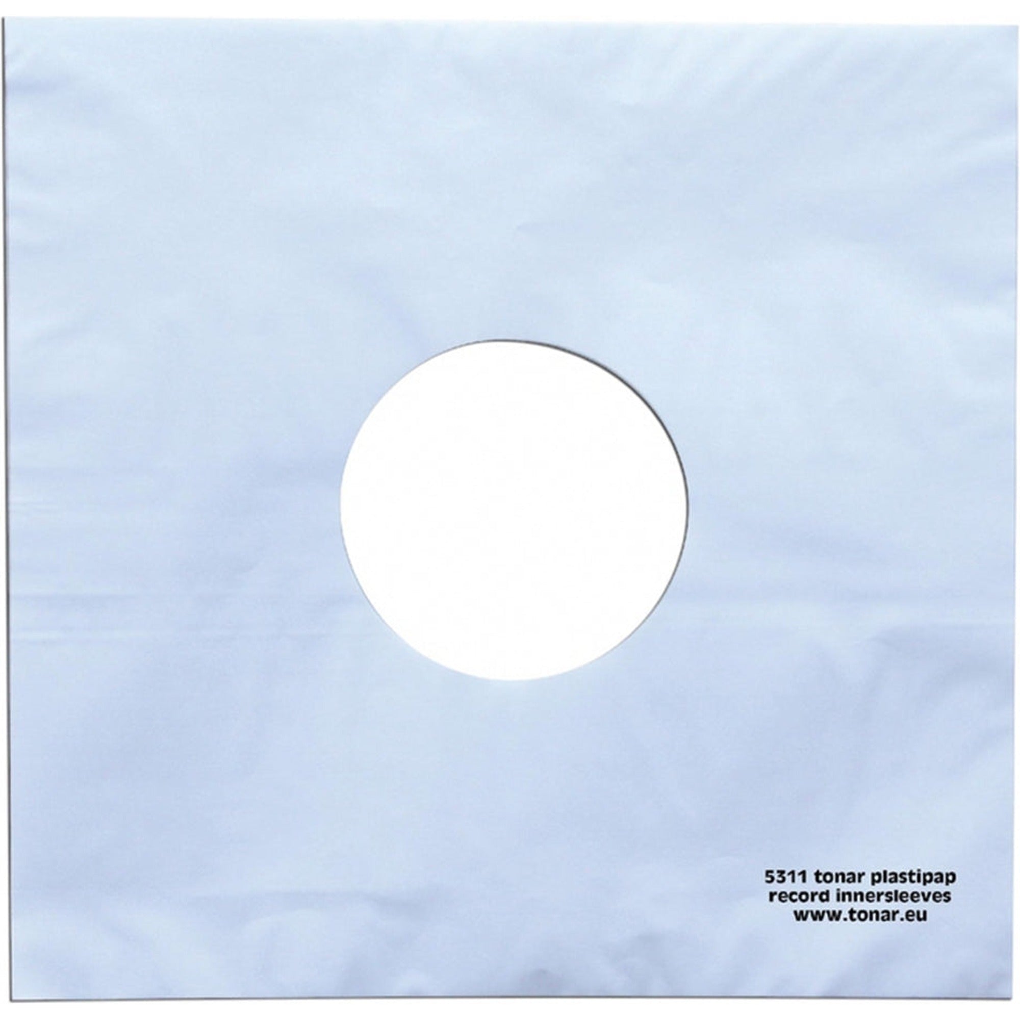 Set of 25 Tonar Plastipap inner record sleeves, protective plastic sleeves for vinyl records, with transparent design.