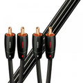 AudioQuest Tower Dual RCA cable, 2m length, featuring durable connectors and a sleek black design for audio connectivity.