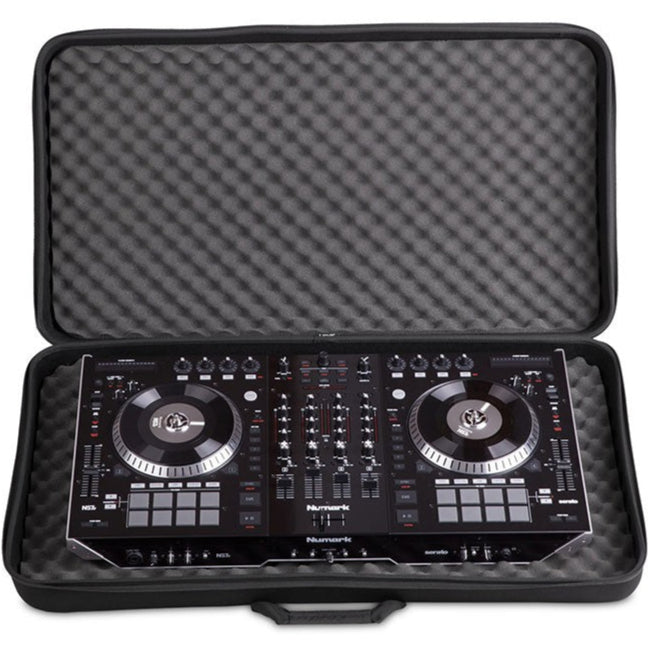 UDG Creator Controller Hardcase 2XL in black, designed for protecting DJ equipment with a sturdy exterior and custom interior.