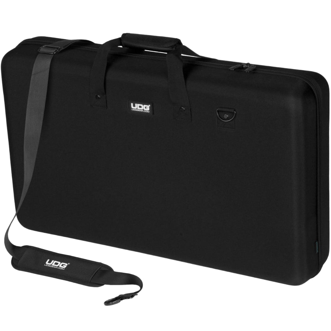 UDG Creator Pioneer XDJ-RX3 DJ hard case in black with foam interior, designed for secure transport of DJ equipment.