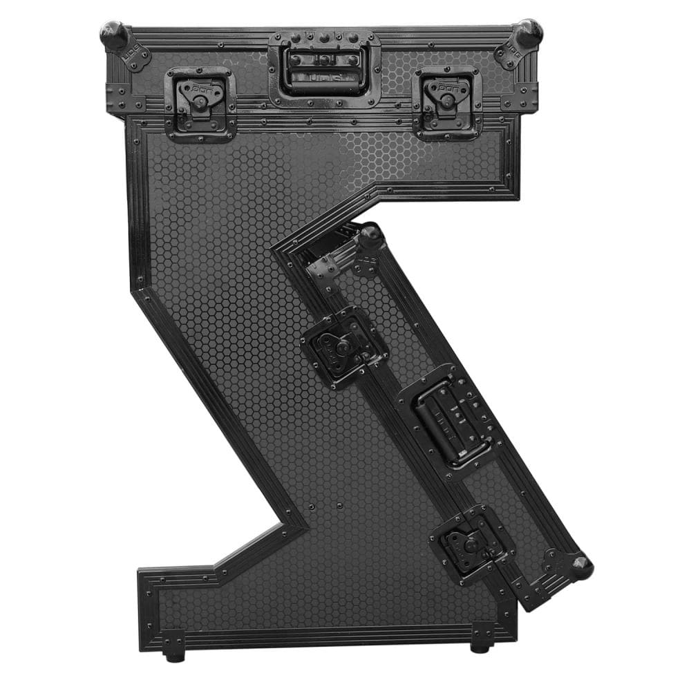 UDG Ultimate Flight Case Portable Z-Style DJ Table Black Plus (Wheels) (U91072BL) - Soundium