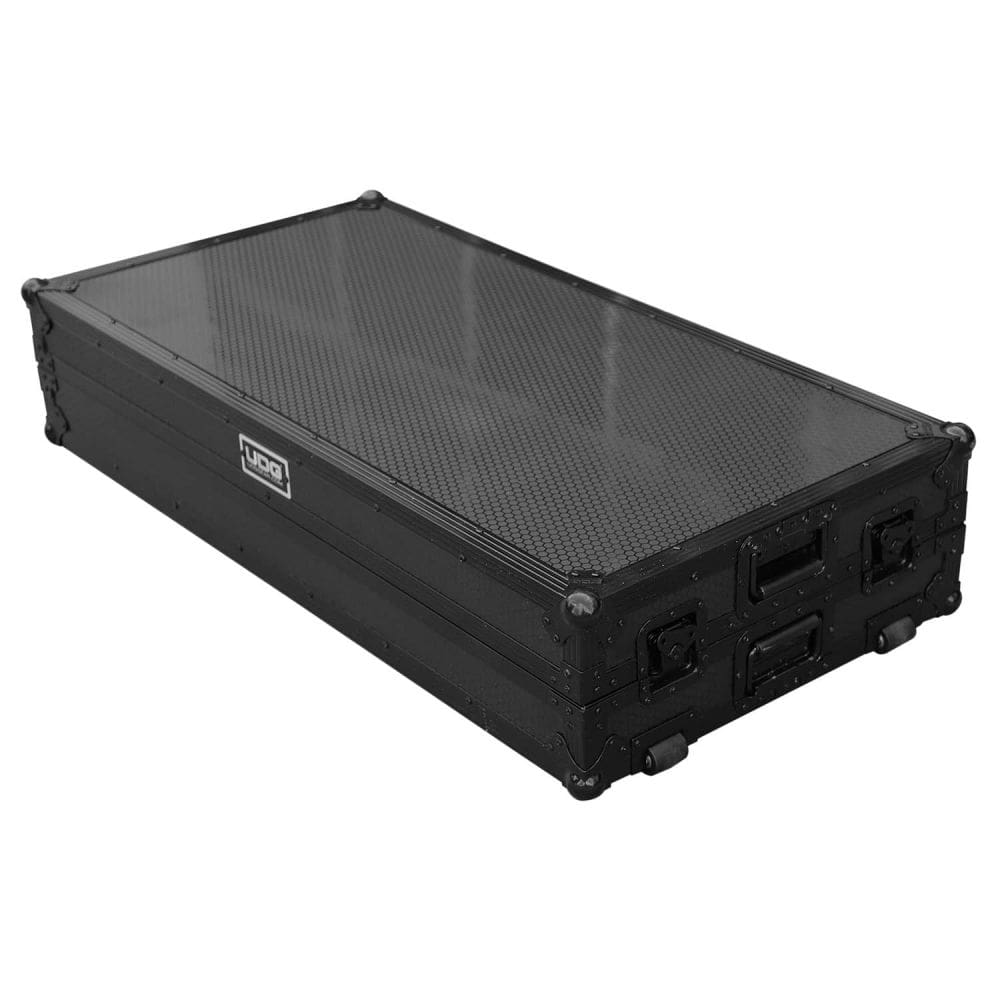UDG Ultimate Flight Case Portable Z-Style DJ Table Black Plus (Wheels) (U91072BL) - Soundium