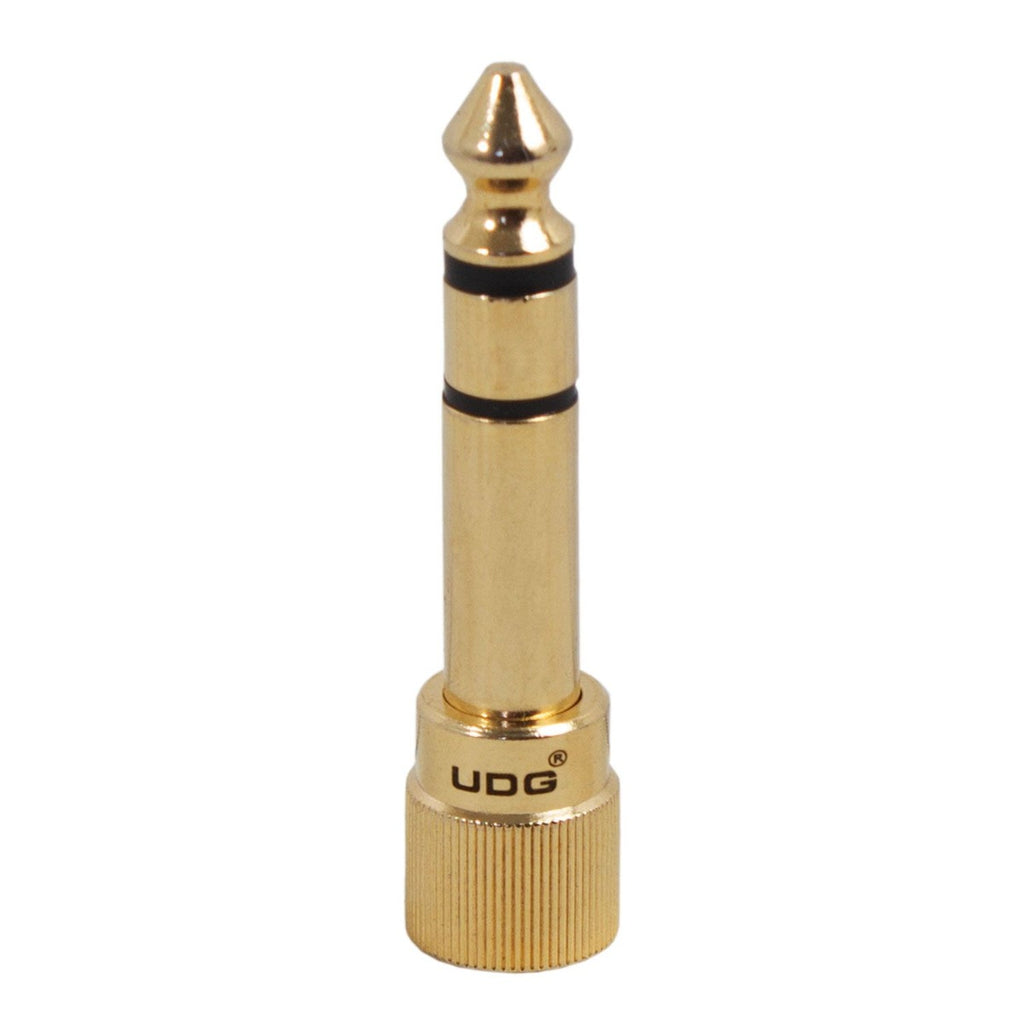 UDG Ultimate Headphone Jack Adapter Screw U94001, compact black audio adapter for secure headphone connection.