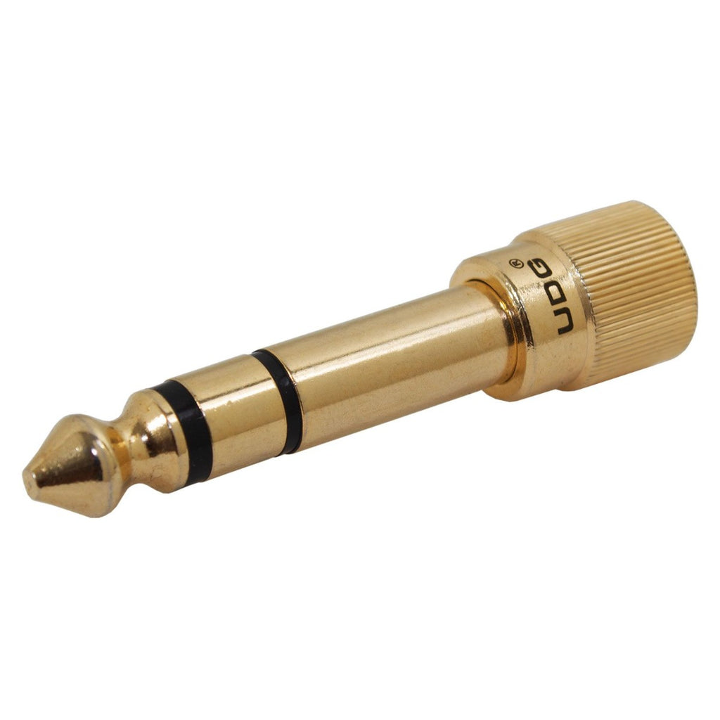 UDG Ultimate Headphone Jack Adapter Screw, a compact audio adapter for headphones and splitters, shown in close-up.