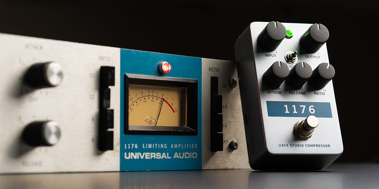 universal audio 1176 pedal Universal Audio UAFX 1176 Studio Compressor