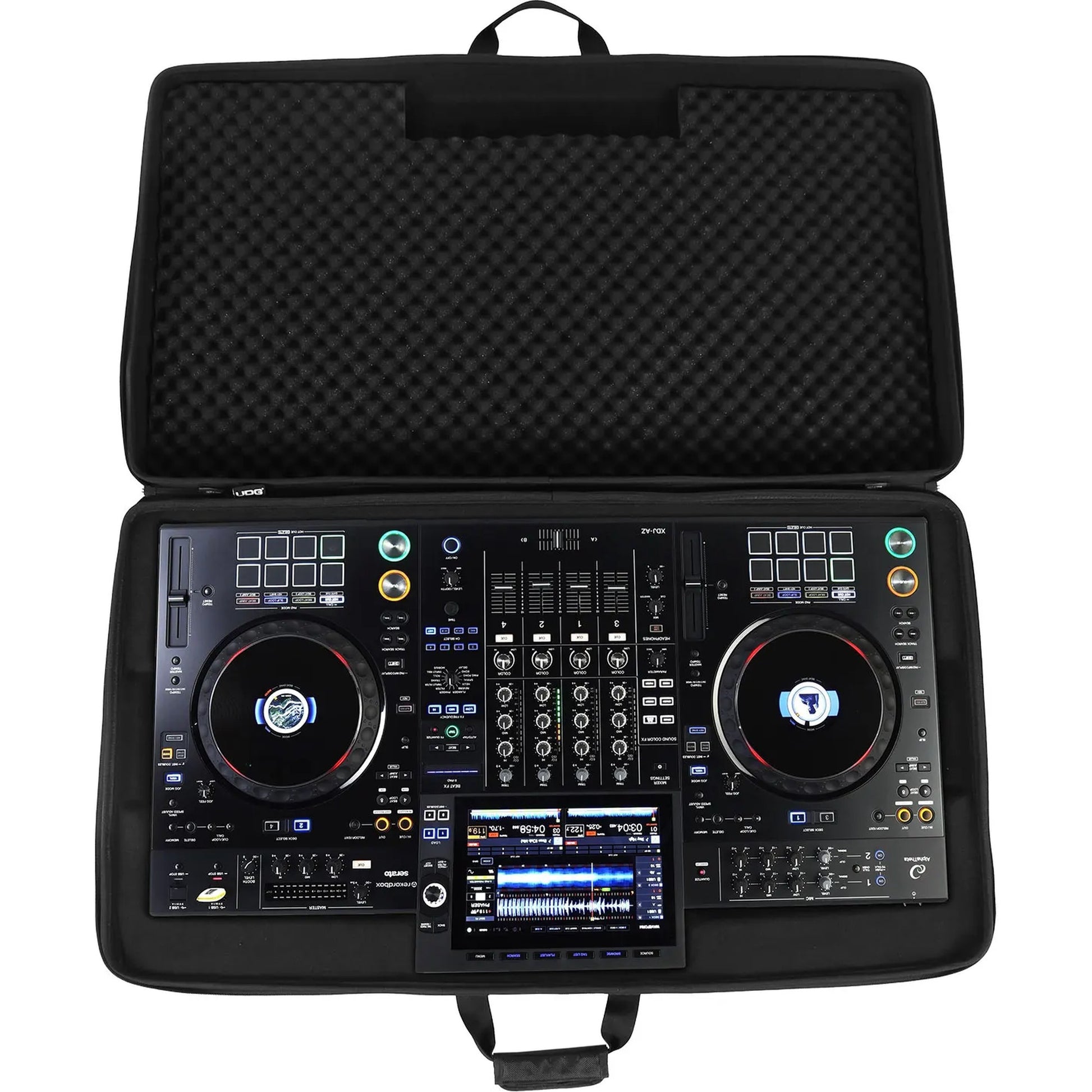UDG Creator AlphaTheta XDJ-AZ hardcase in black, protective controller case for Pioneer XDJ-AZ DJ equipment.